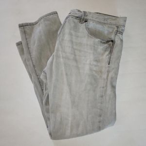 Calvin Klein Distressed Grey Skinny Jeans